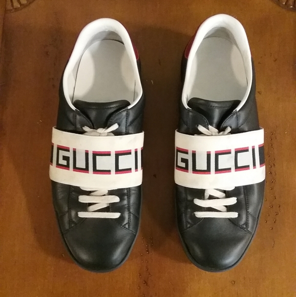 Gucci Other - Authentic Men's Gucci Ace Stripe Leather Sneakers